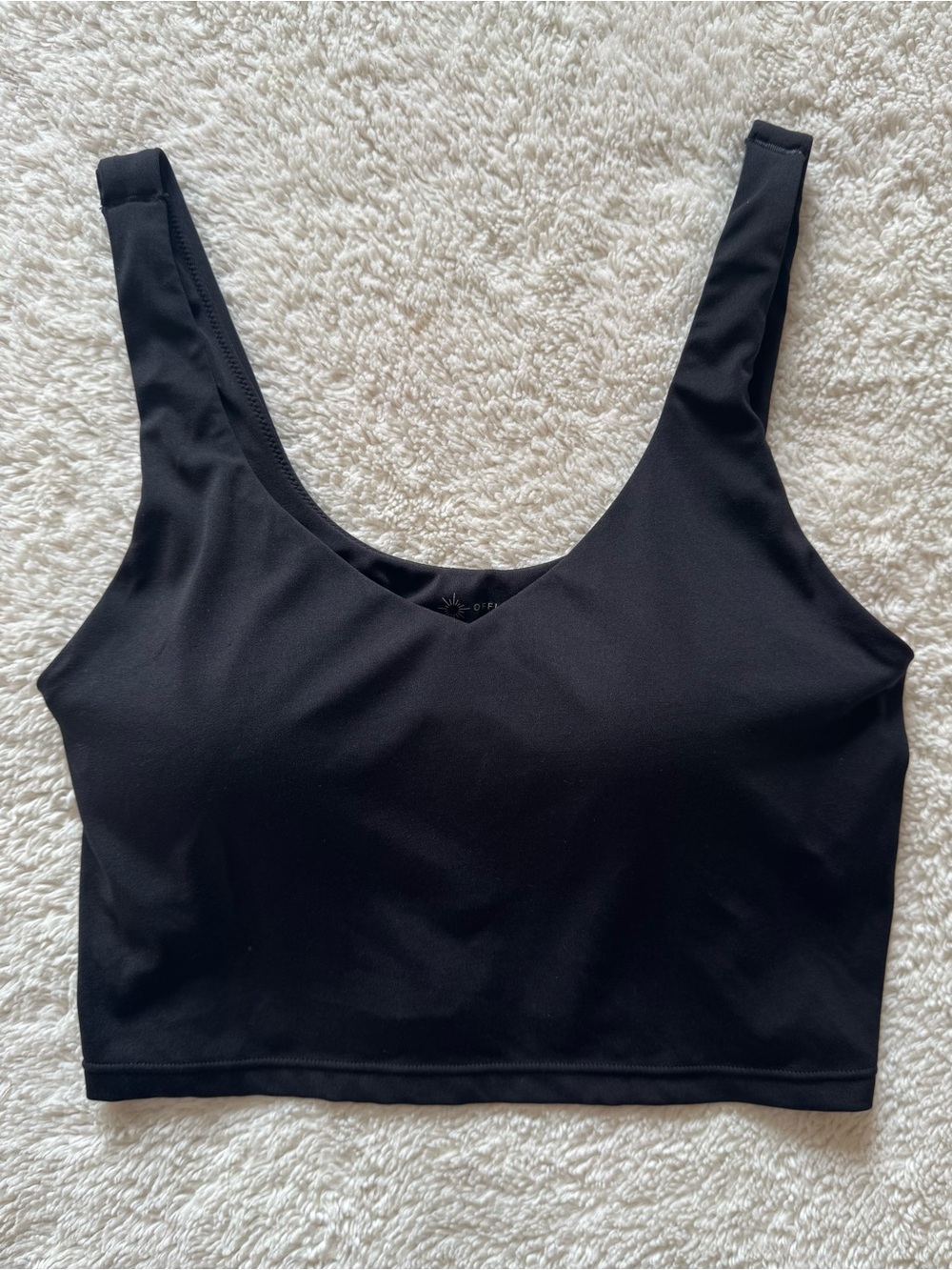 Aerie Real Me Sports Bra size M black